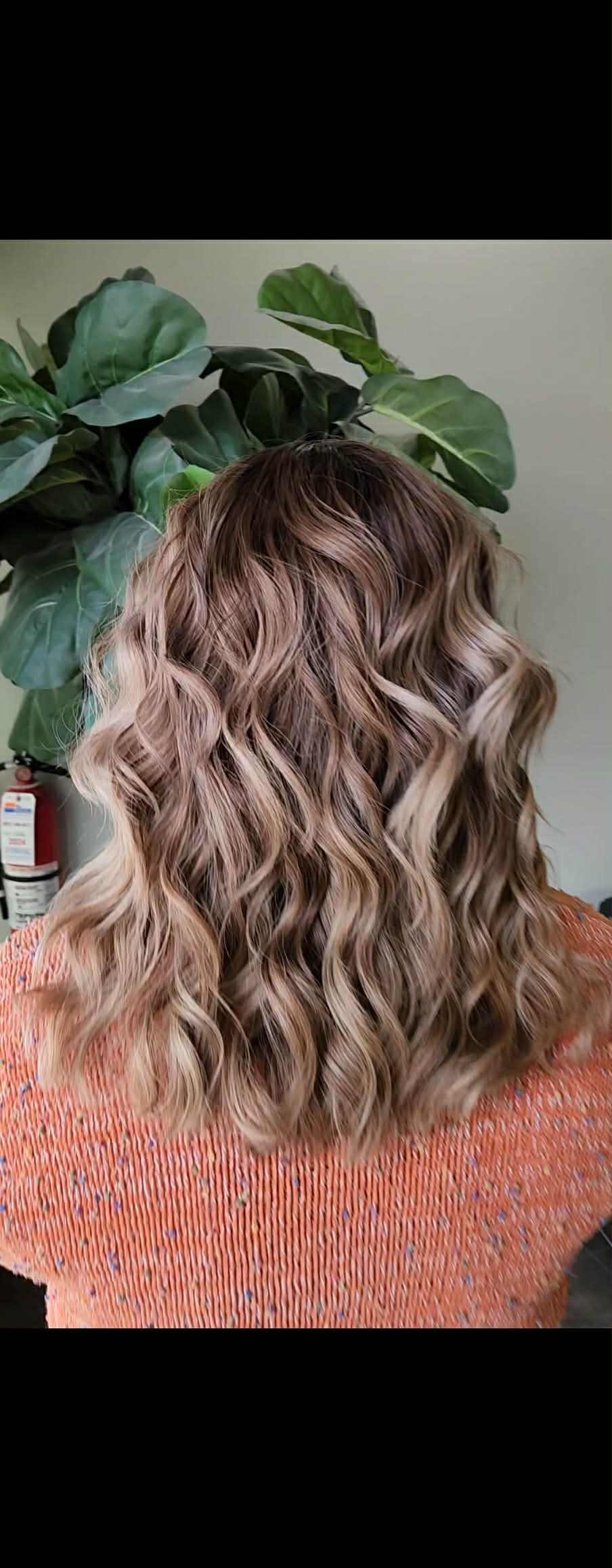 Curly hair transformation by Amanda