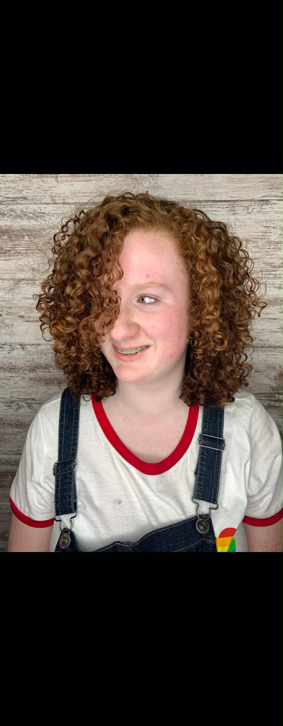 Curly hair transformation by Amanda