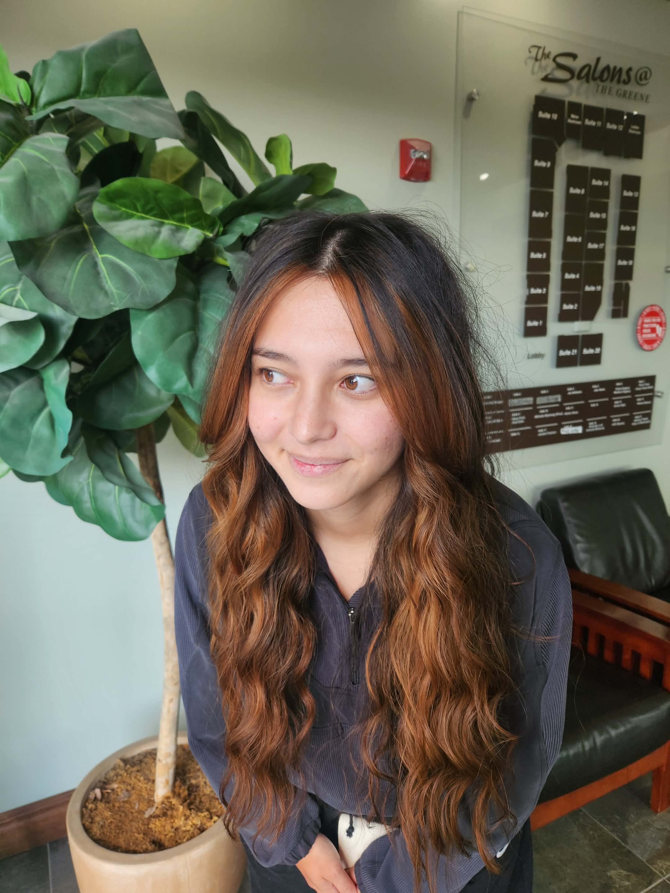 Curly hair transformation by Amanda