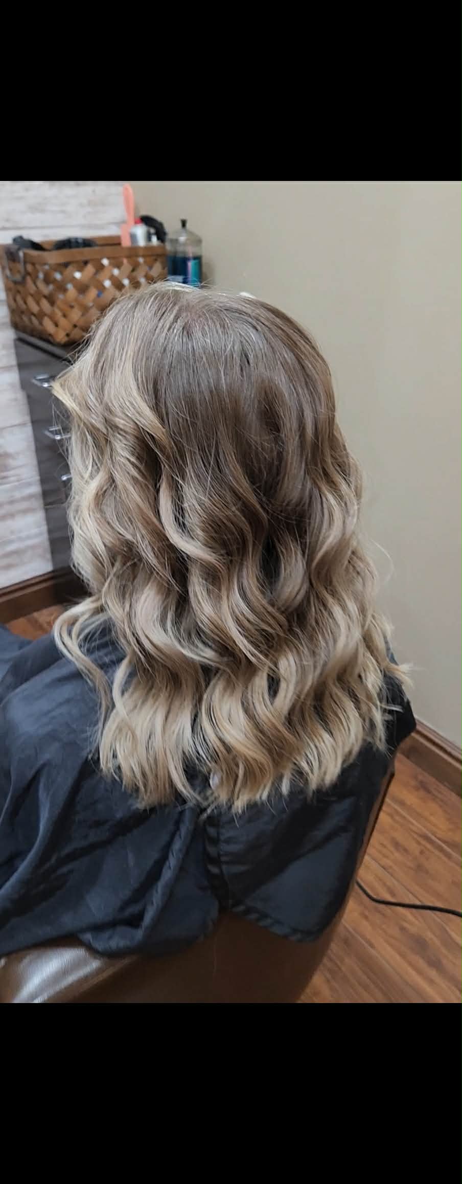 Curly hair transformation by Amanda