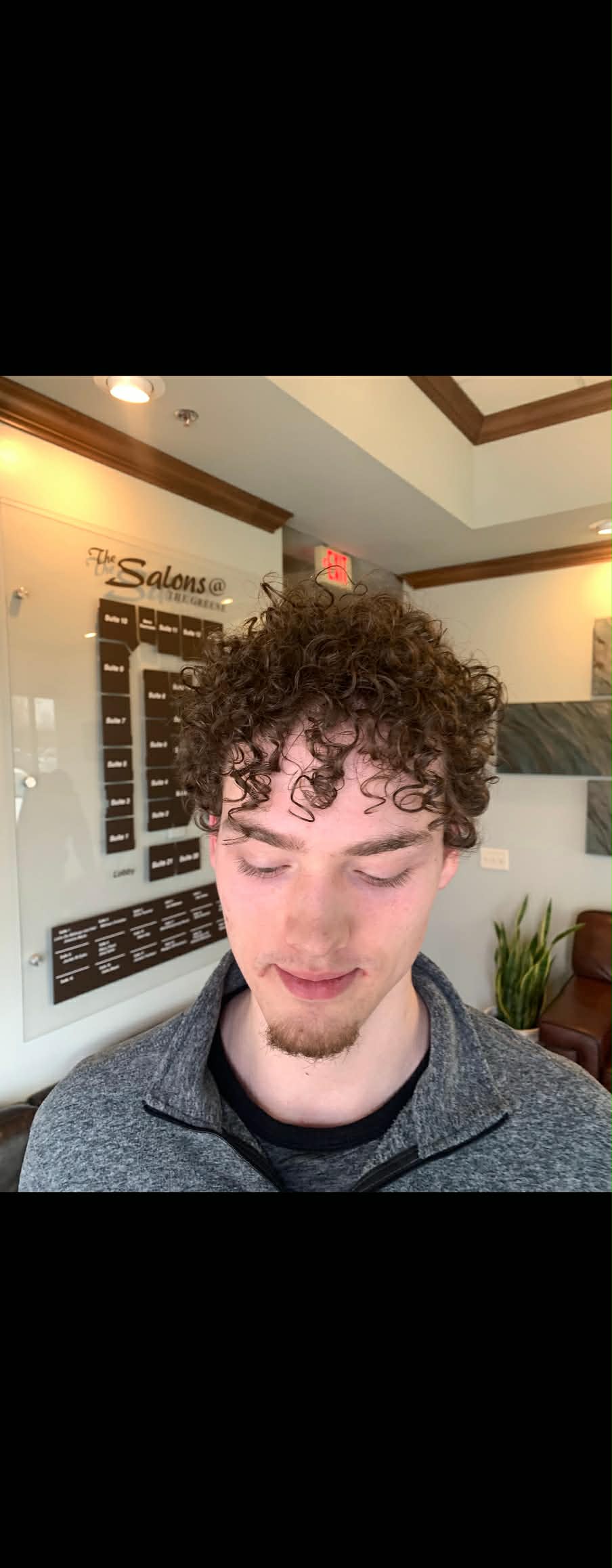 Curly hair transformation by Amanda