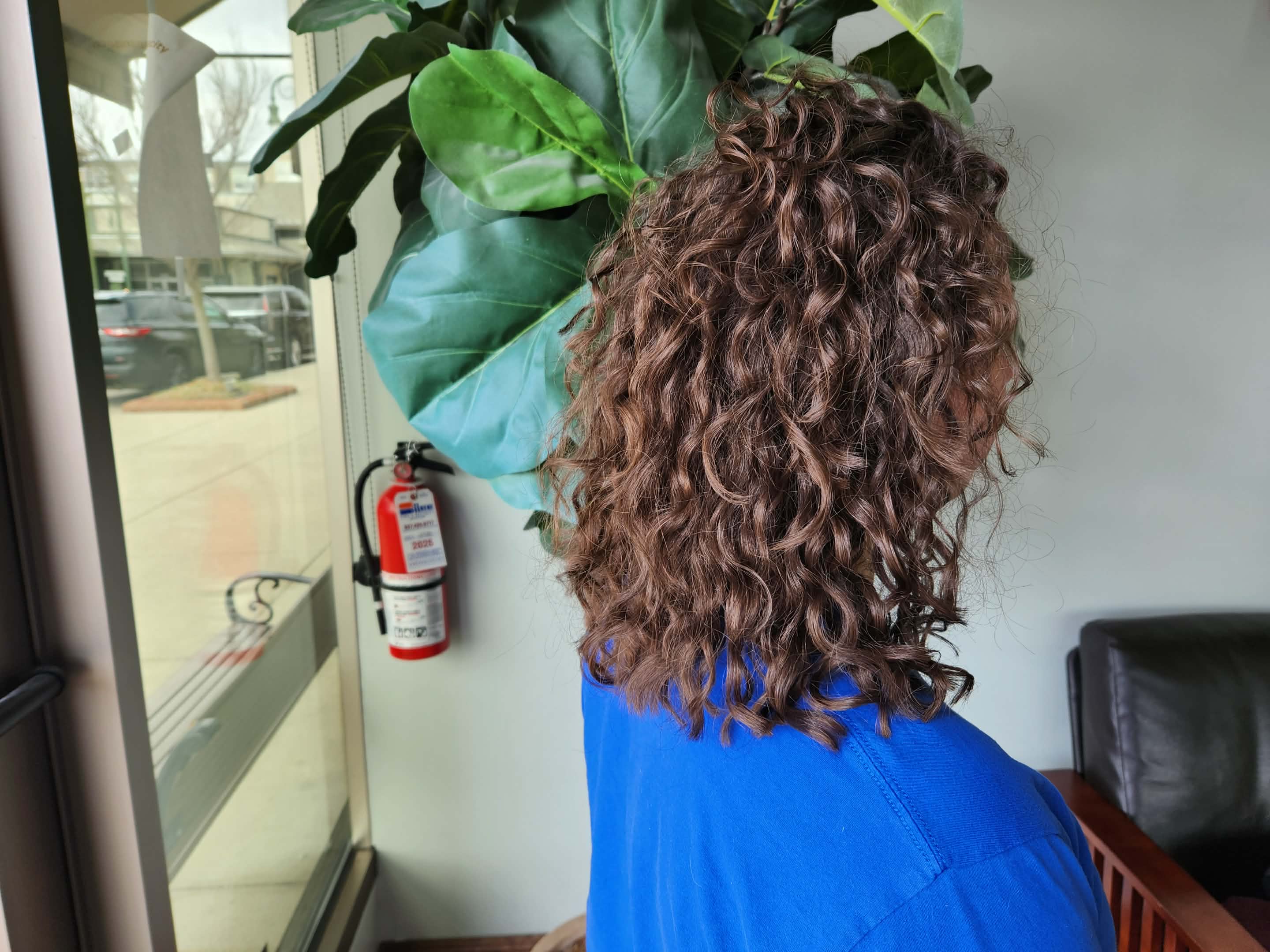 Curly hair transformation by Amanda