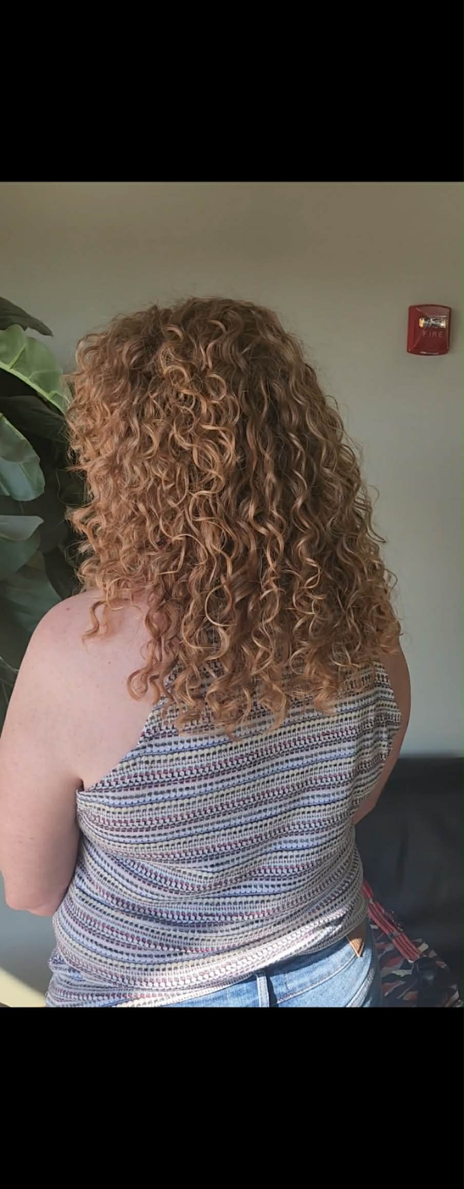 Curly hair transformation by Amanda